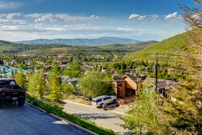 Enjoy wide-open valley and mountain views from your deck and upper living areas.