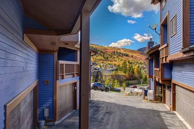 Surrounded by trees and mountains, this home is set in a peaceful Park City community.