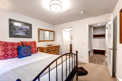 Just off the entry, the hallway leads to your main-level bunk room and first bath.
