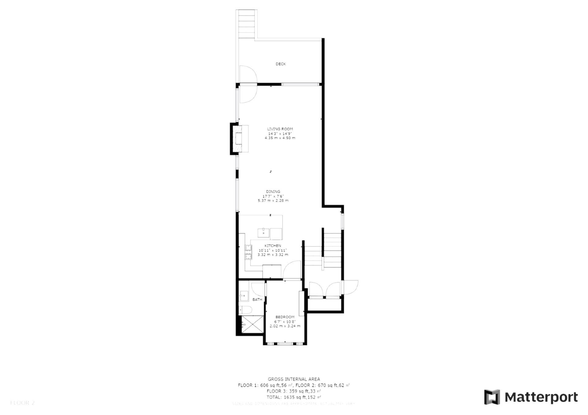 Main-level floor plan outlines your entry, kitchen, bunk room, and common areas.