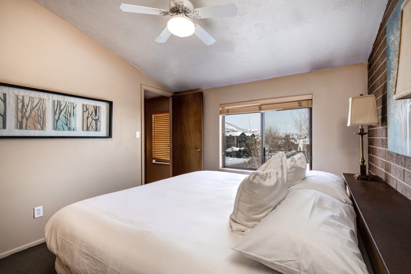 Second view of Bedroom with king bed