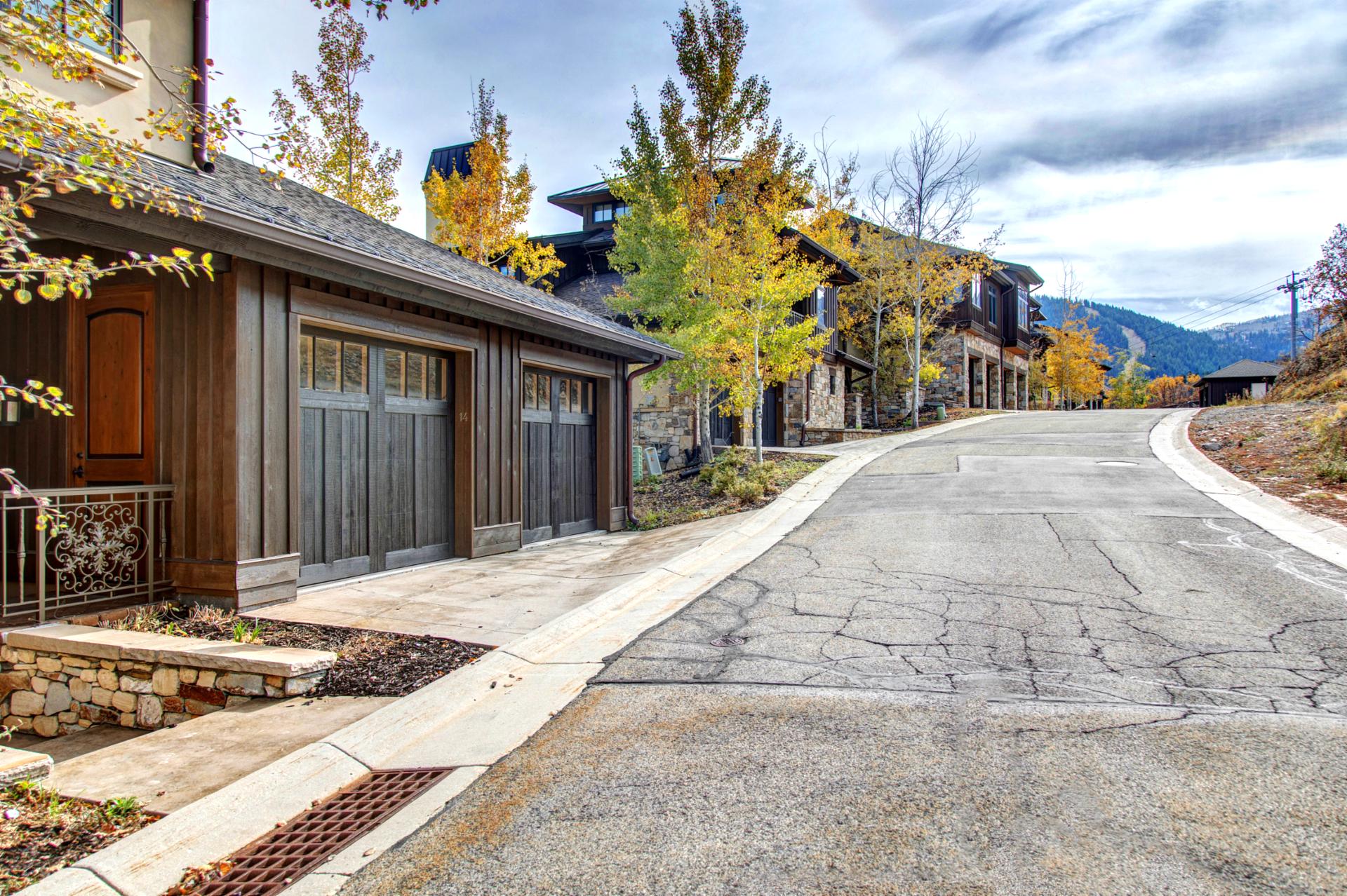 Private garage parking makes arrivals easy and keeps your gear secure year-round.